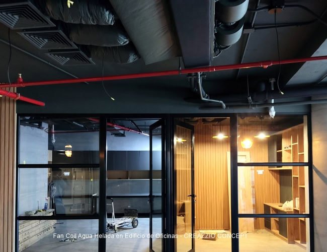 Fan Coil personalizado - Oficina Diseño Industrial - CoWorking